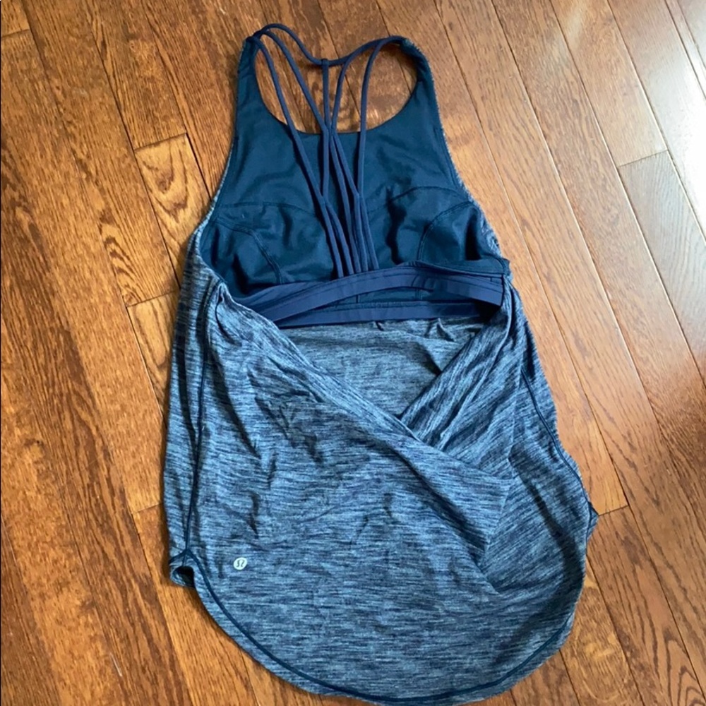Lululemon tank 6 navy